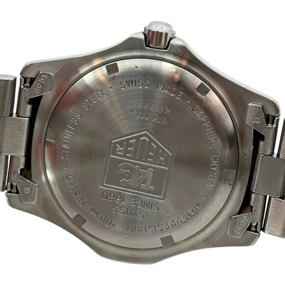 Tag Heuer 38mm Men's 2000 Series Blue "Mild Seven" Dial Watch B+P! Ref: WK1113! - Picture 10 of 11